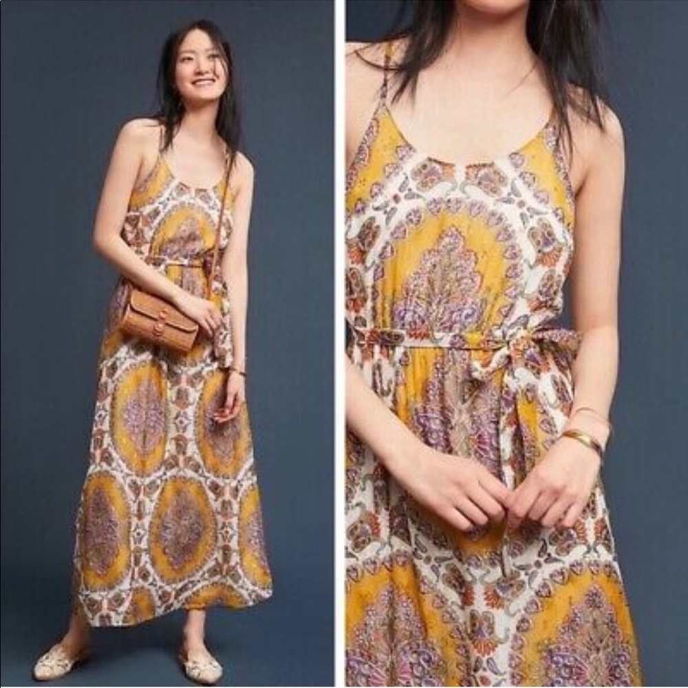 NWT Anthropologie Akemi Kin Medallion Maxi
